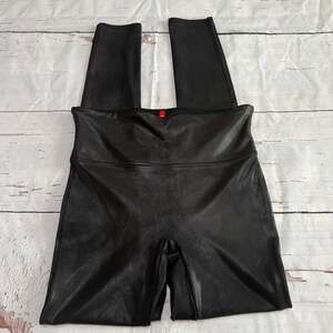 Spanx Faux Leather Leggings in Black